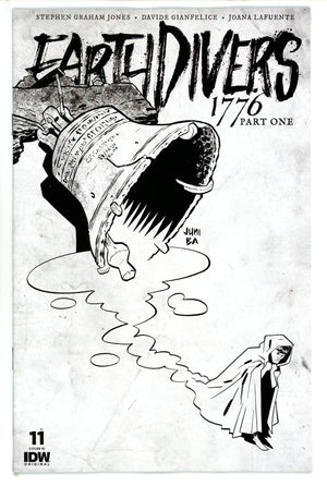 Earthdivers 11 Ba B&W Incentive Variant NM- (2023)