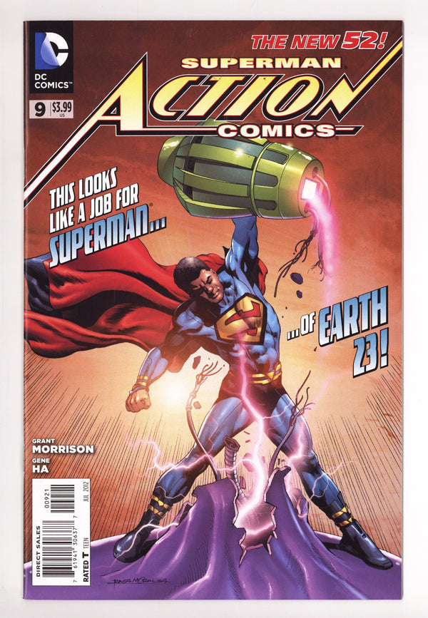 Action Comics Vol 2 9 Mid Grade (2012) Morales Variant