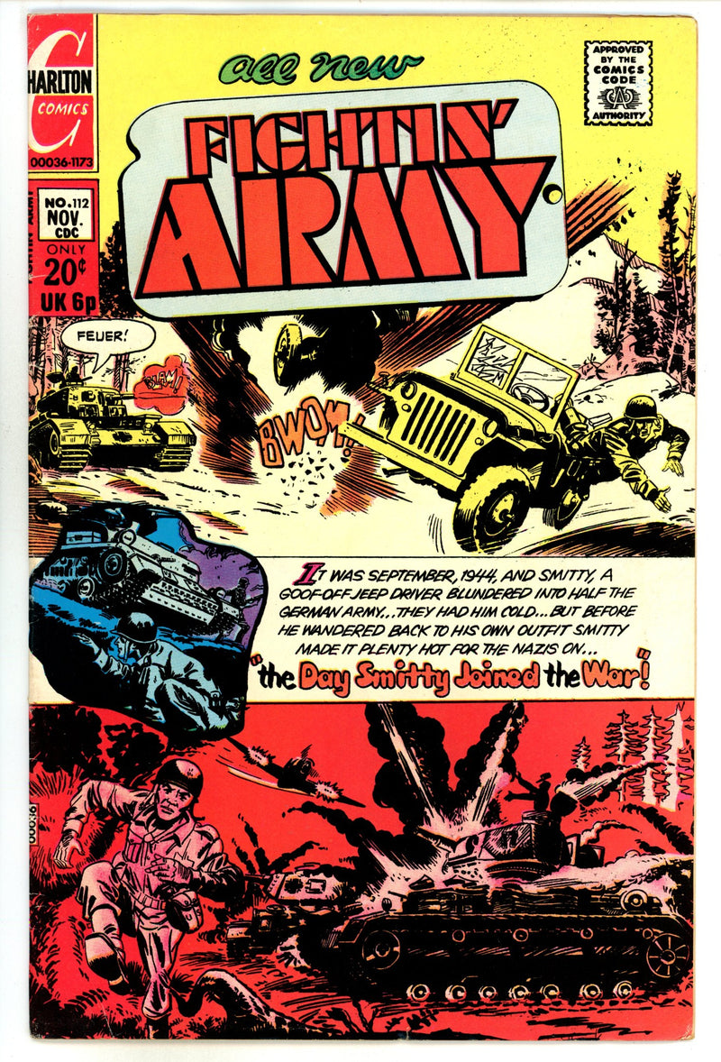 Fightin' Army 112 FN+ (6.5) (1973) 