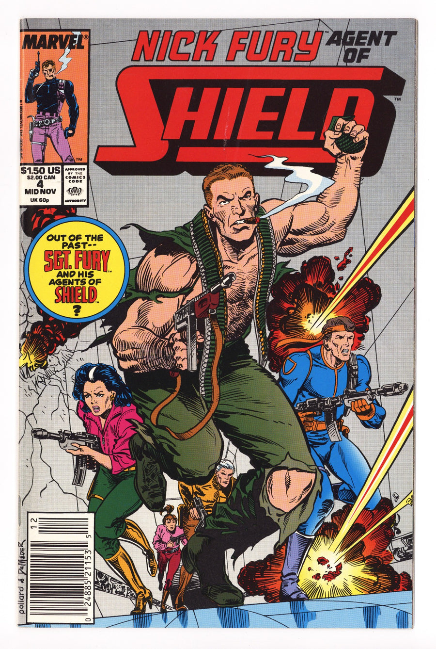 Nick Fury, Agent of S.H.I.E.L.D. Vol 4 4 High Grade (1989) 