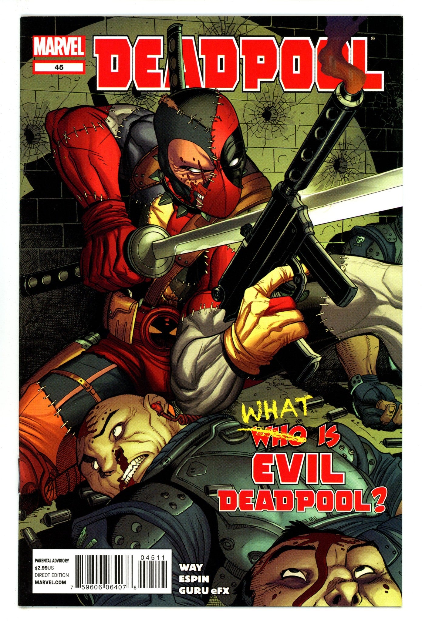 Deadpool Vol 3 45  VF+ (8.5)   (2011)        