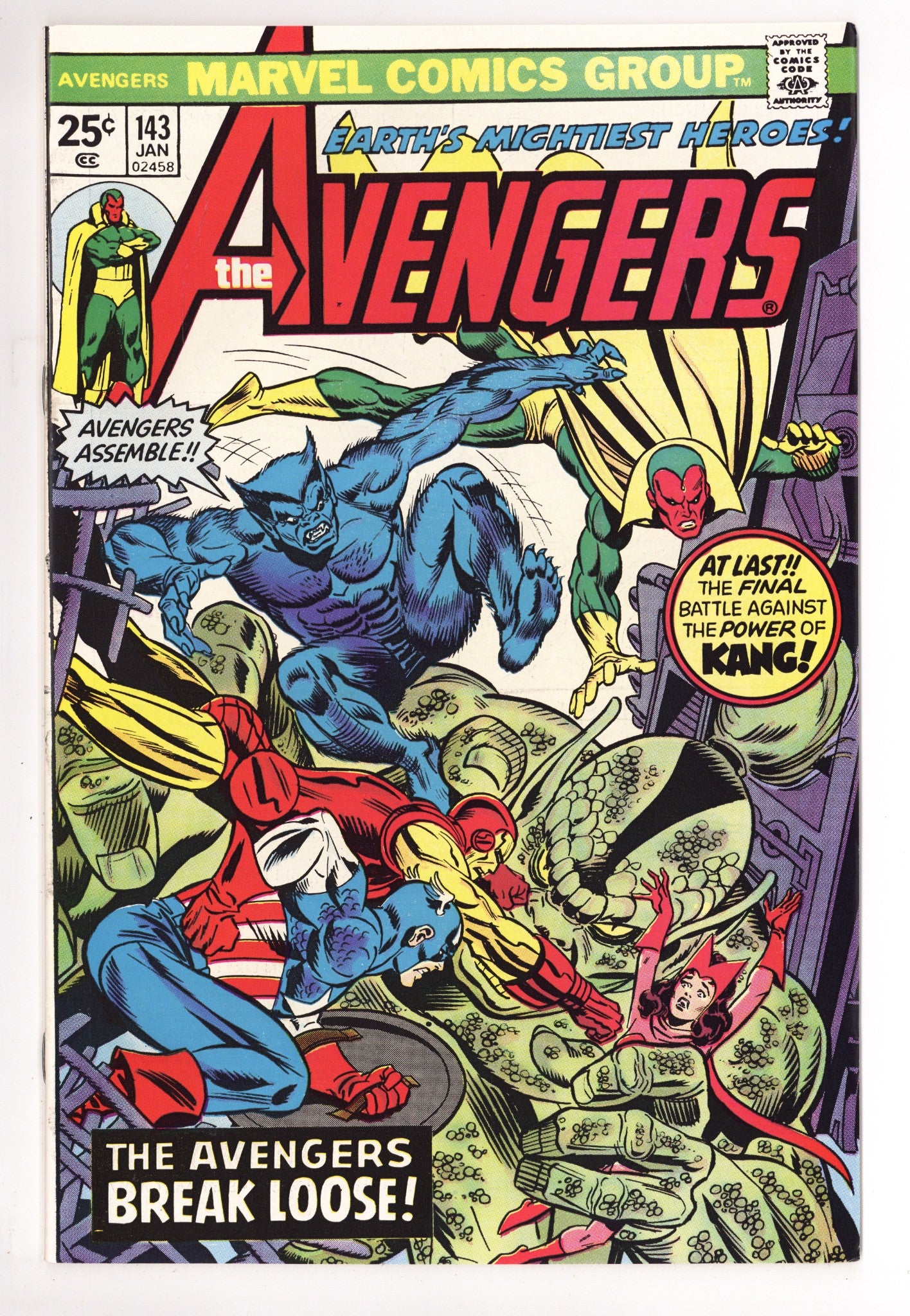 The Avengers Vol 1 143 NM- (9.2) (1976) 