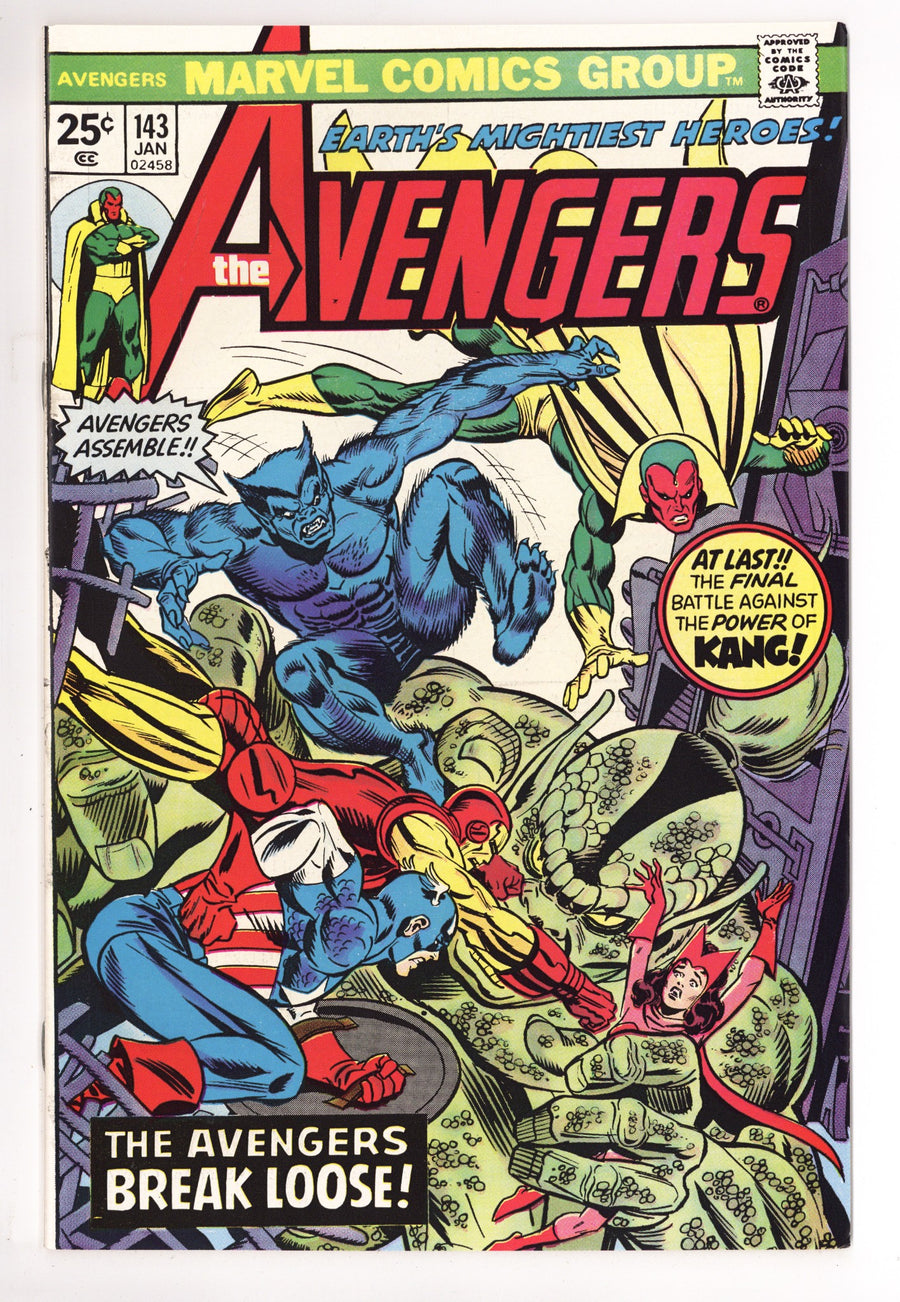 The Avengers Vol 1 143 NM- (9.2) (1976) 