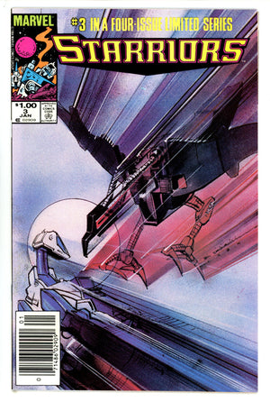 Starriors Vol 2 3 Canadian Variant VF (1985)