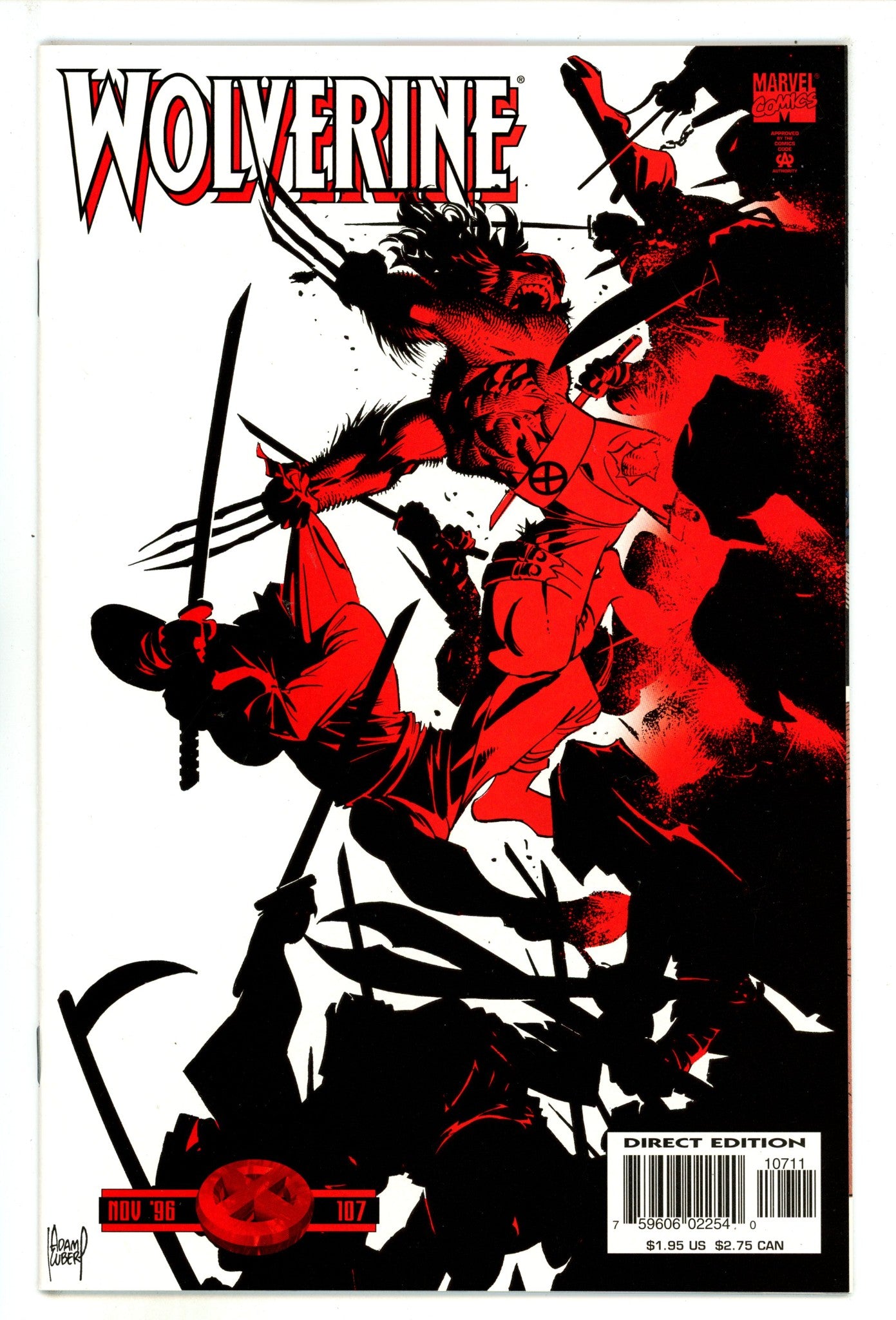 Wolverine Vol 2 107 NM- (9.2) (1996) 
