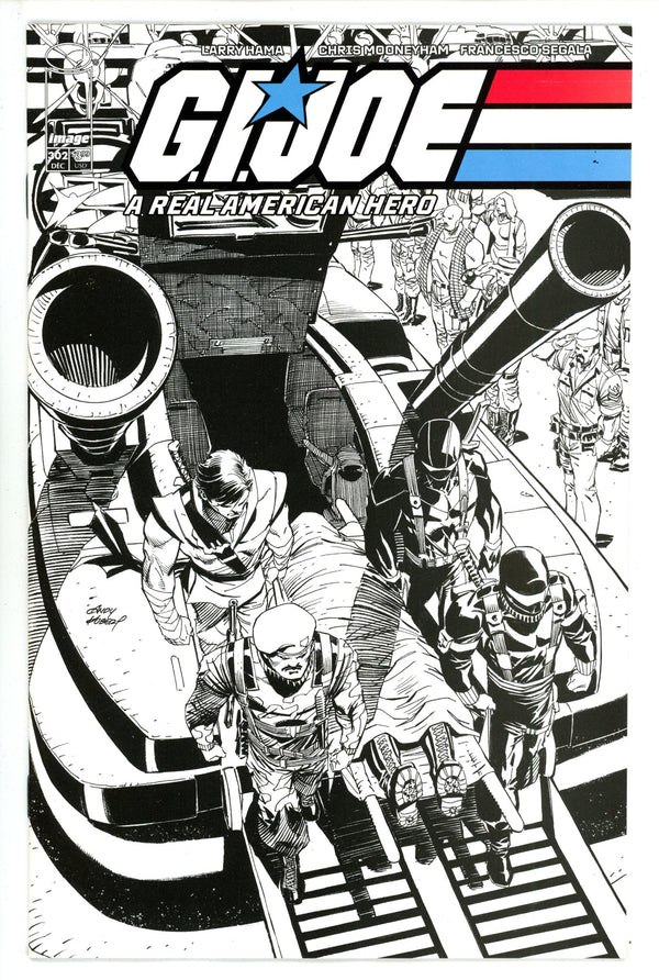 G.I. Joe A Real American Hero 302 Kubert B&W Variant (2023)