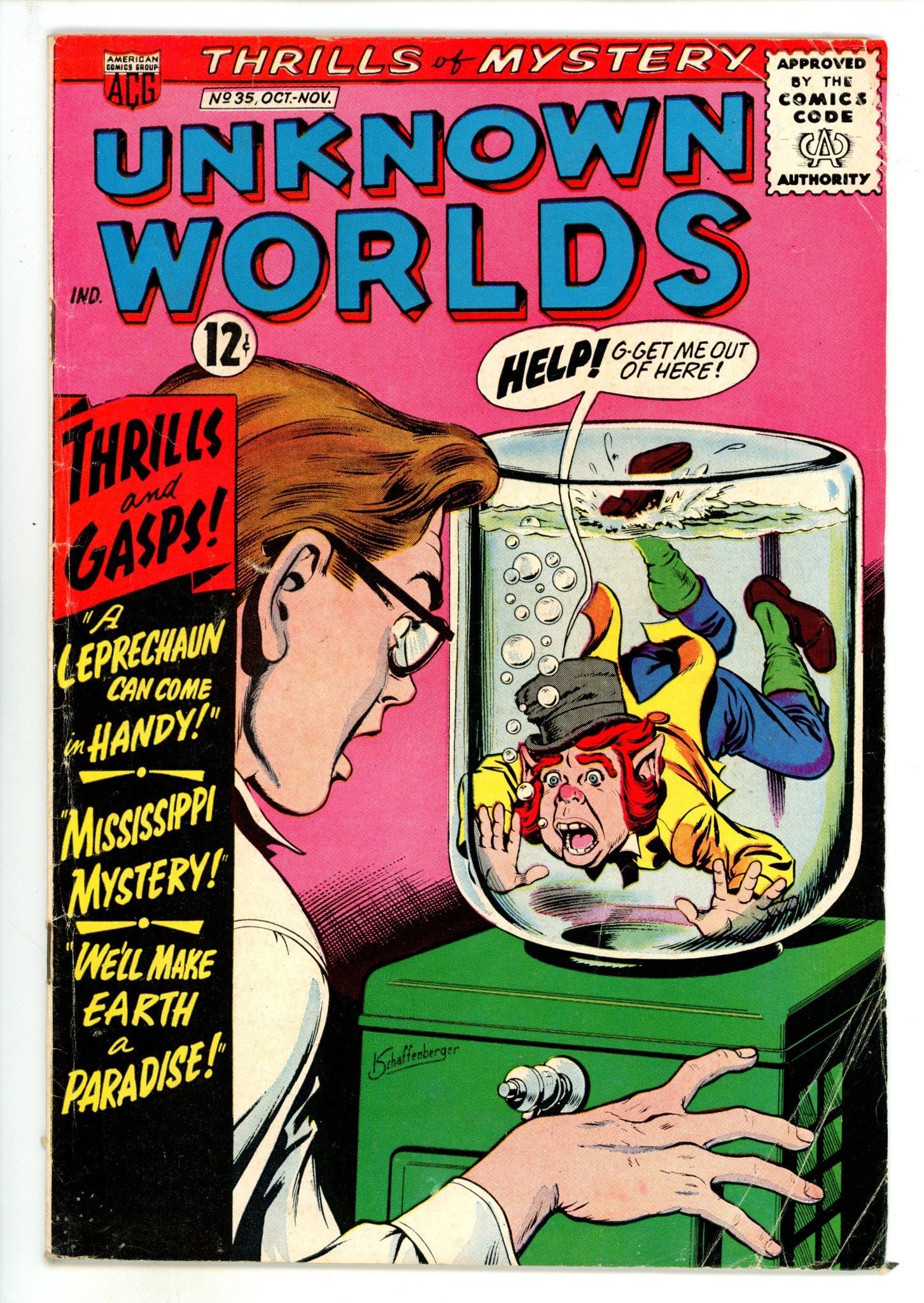 Unknown Worlds 35 VG (4.0) (1964) 