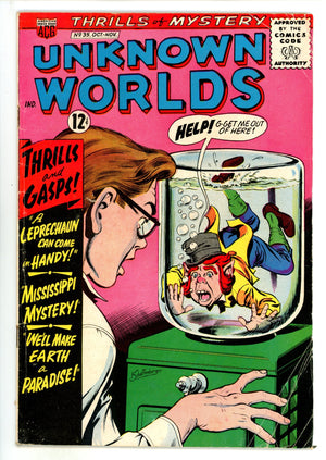 Unknown Worlds 35 VG (4.0) (1964) 