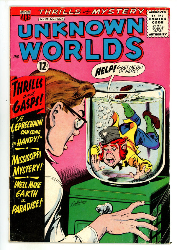Unknown Worlds 35 VG (4.0) (1964)