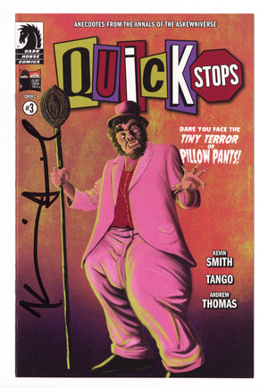 Quick Stops 3 High Grade (2022) Flanagan Exclusive Variant Signed x1 Cover Kevin Smith