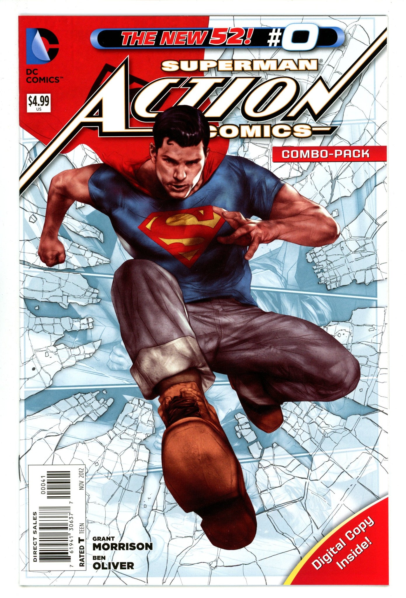 Action Comics Vol 2 0 High Grade (2012) Combo-Pack Variant 