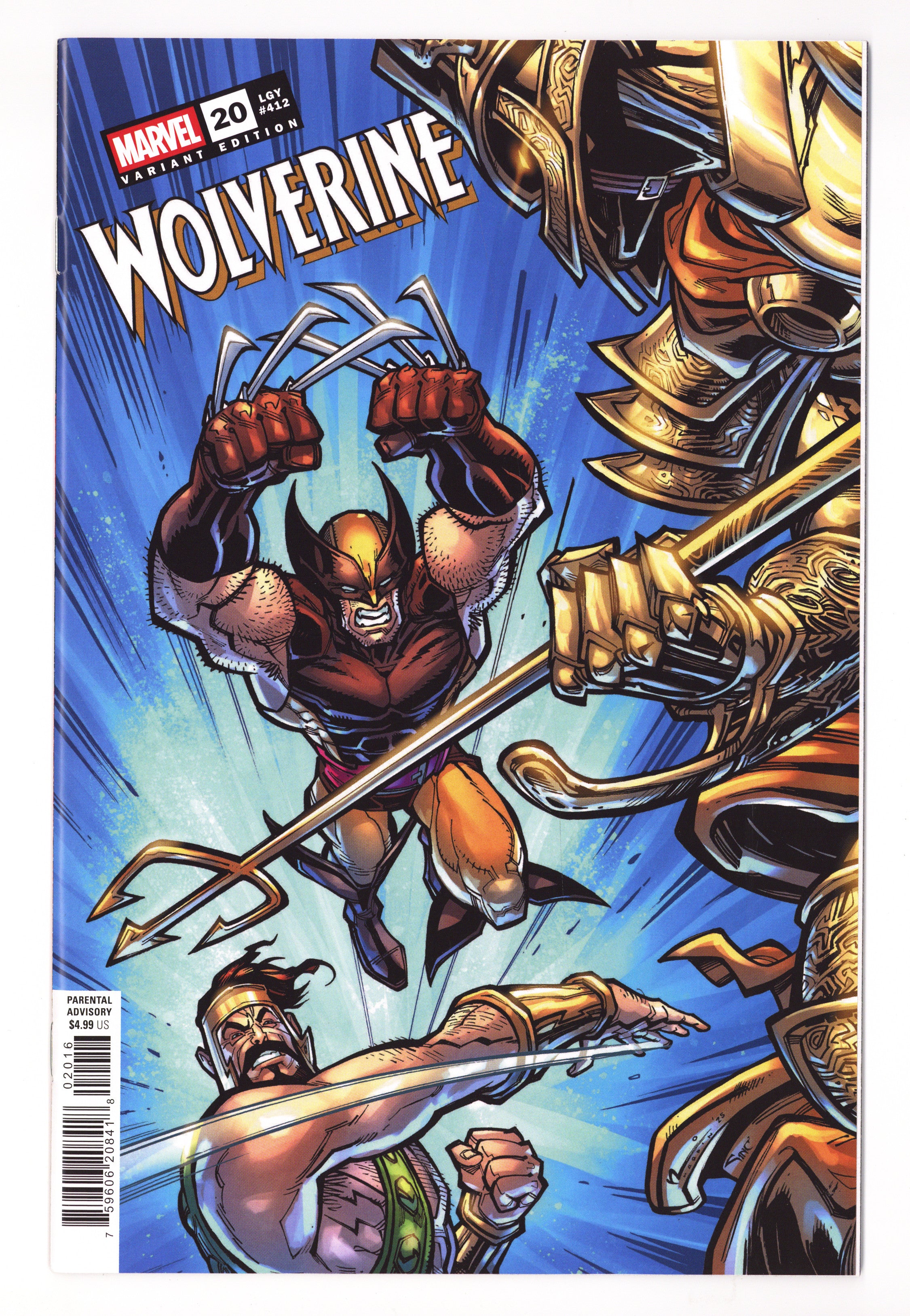 Wolverine Vol 8 20  NM- (9.2)   (2026) Hardin     Incentive Variant  