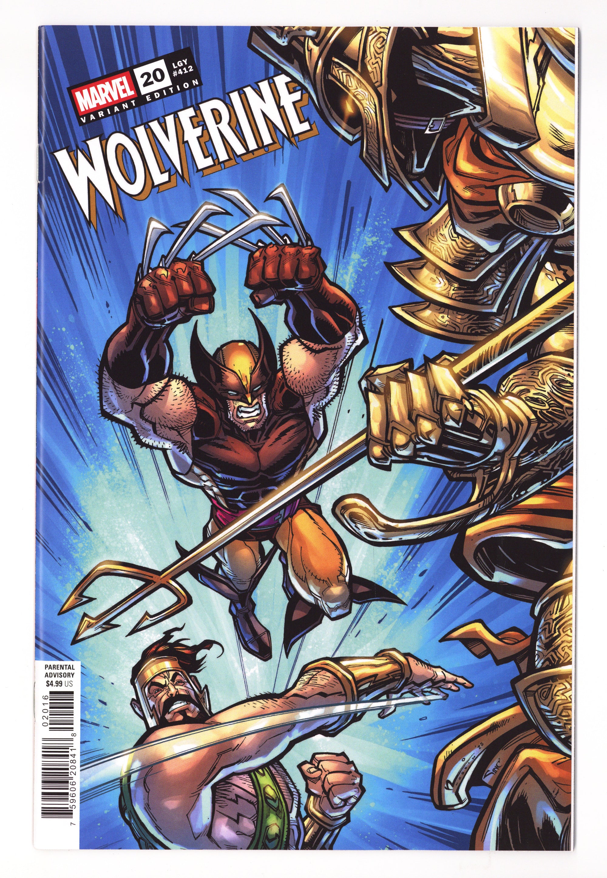 Wolverine Vol 8 20  NM- (9.2)   (2026) Hardin     Incentive Variant  