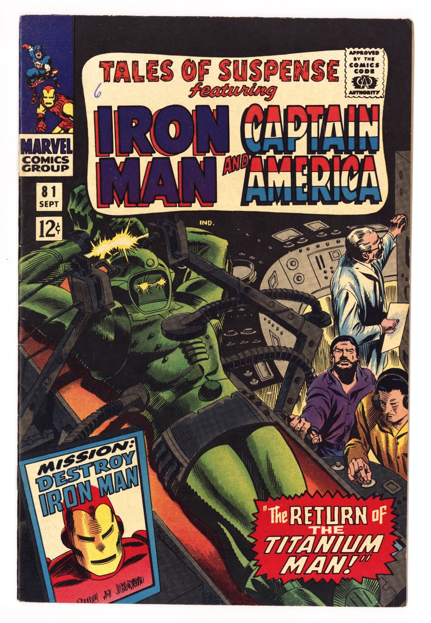 Tales of Suspense Vol 1 81 VF (8.0) (1966) 