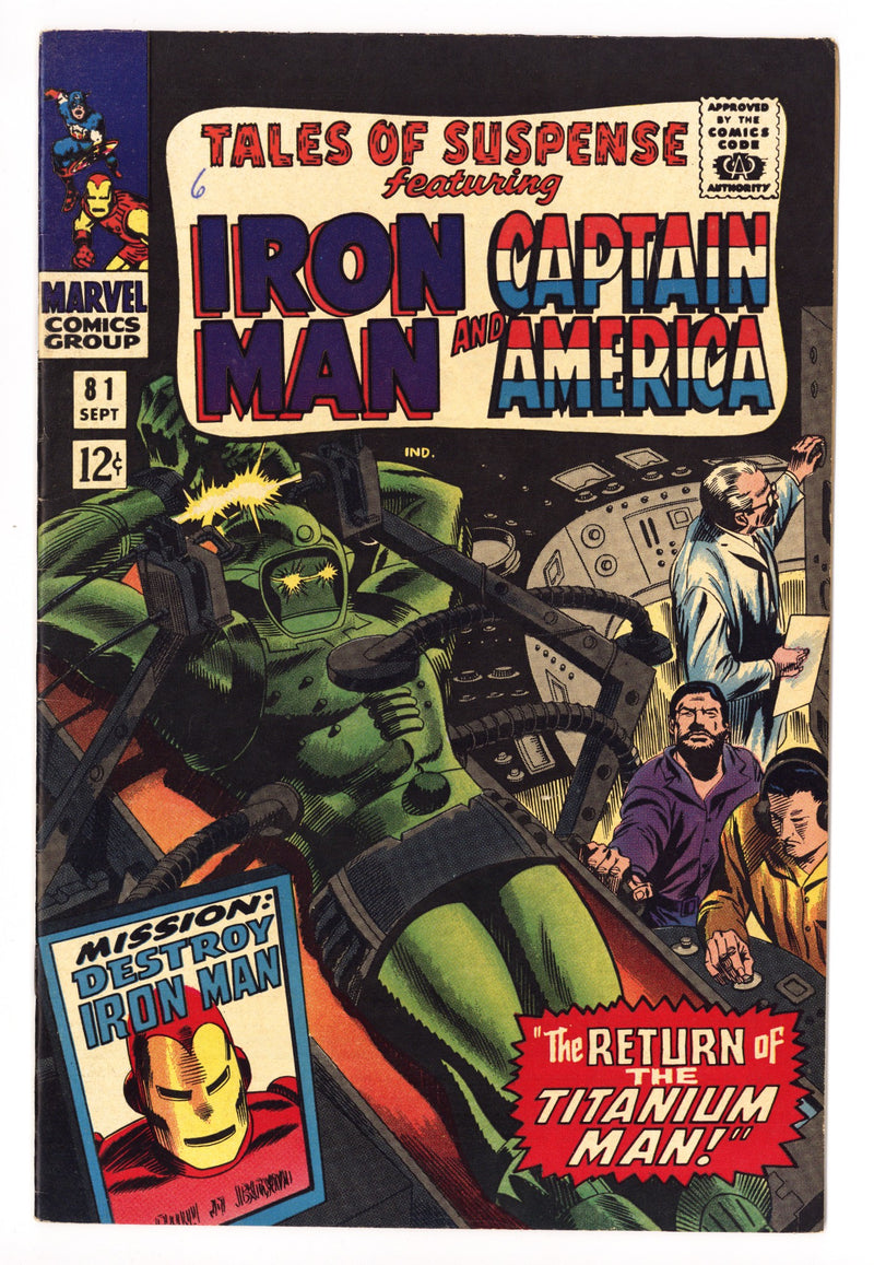 Tales of Suspense Vol 1 81 VF (8.0) (1966) 