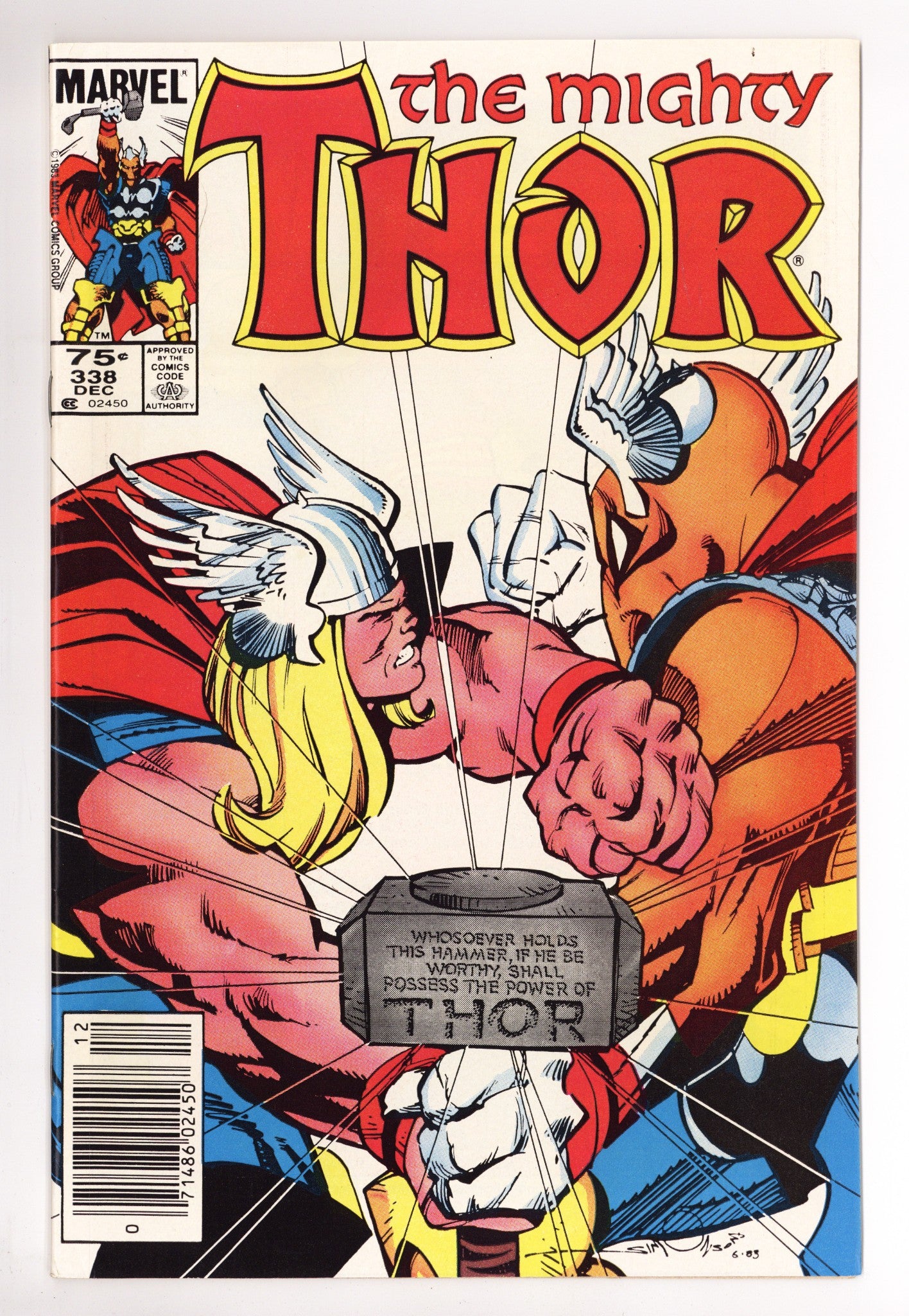 Thor Vol 1 338 VF (8.0) (1983) Canadian Price Variant 