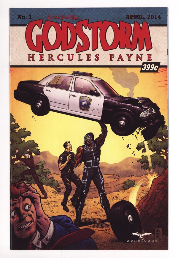 Grimm Fairy Tales Presents Godstorm: Hercules Payne 1 Mid Grade (2014) Johnson Homage Variant