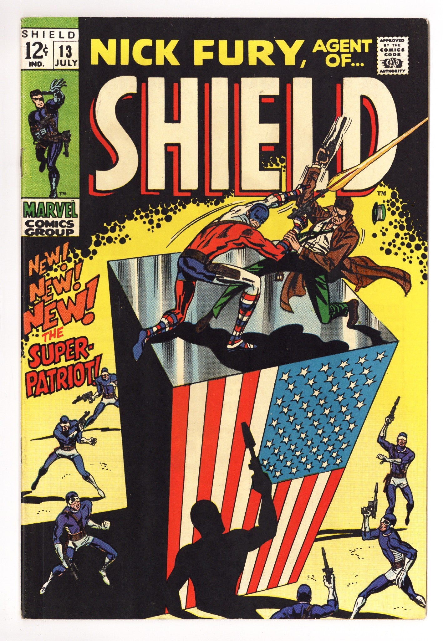 Nick Fury, Agent of SHIELD Vol 1 13 FN/VF (7.0) (1969) 