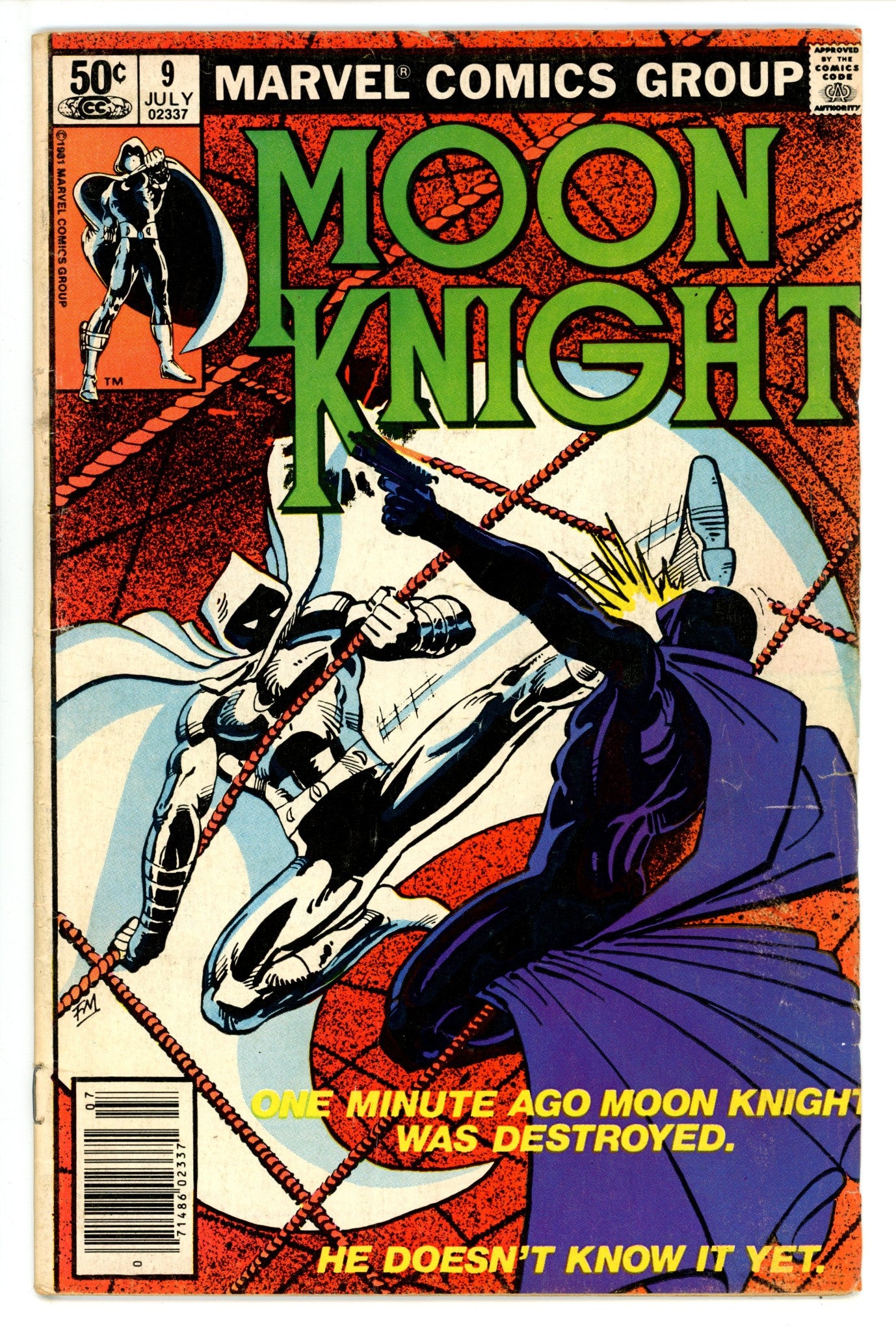 Moon Knight Vol 1 9 Newsstand GD/VG (1981)