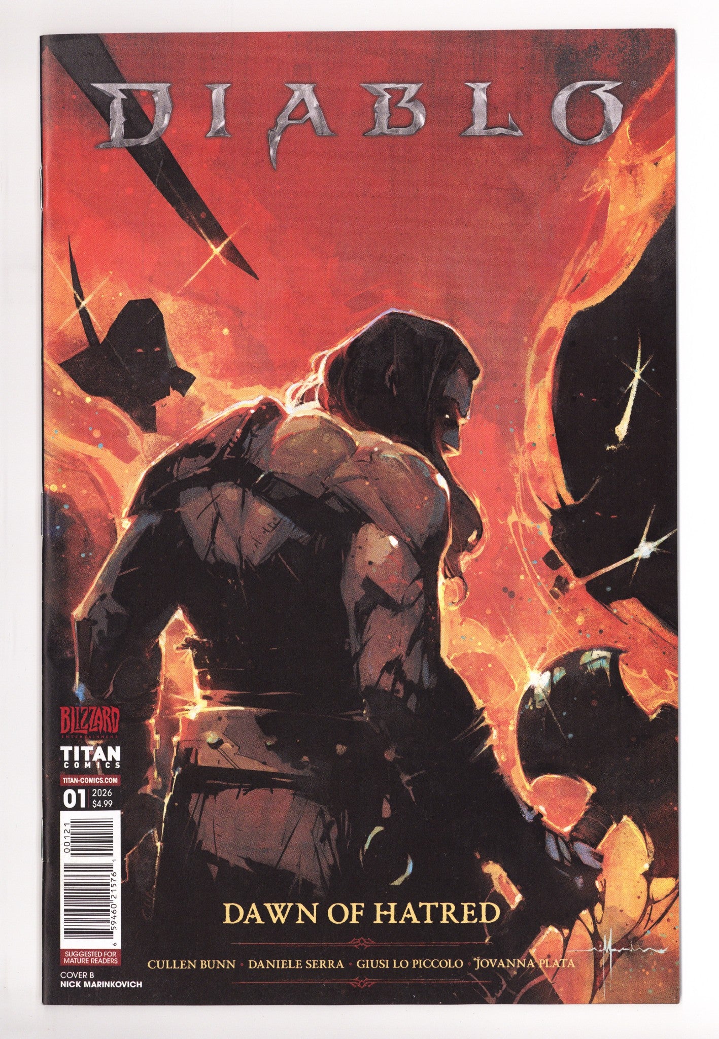 Diablo Dawn Of Hatred  1 Marinkovich  Variant   (2026)