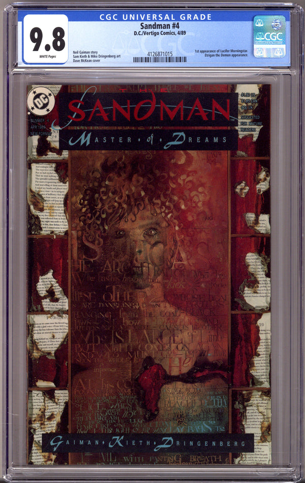 Sandman Vol 2 4 CGC 9.8 (NM/M) (1989)
