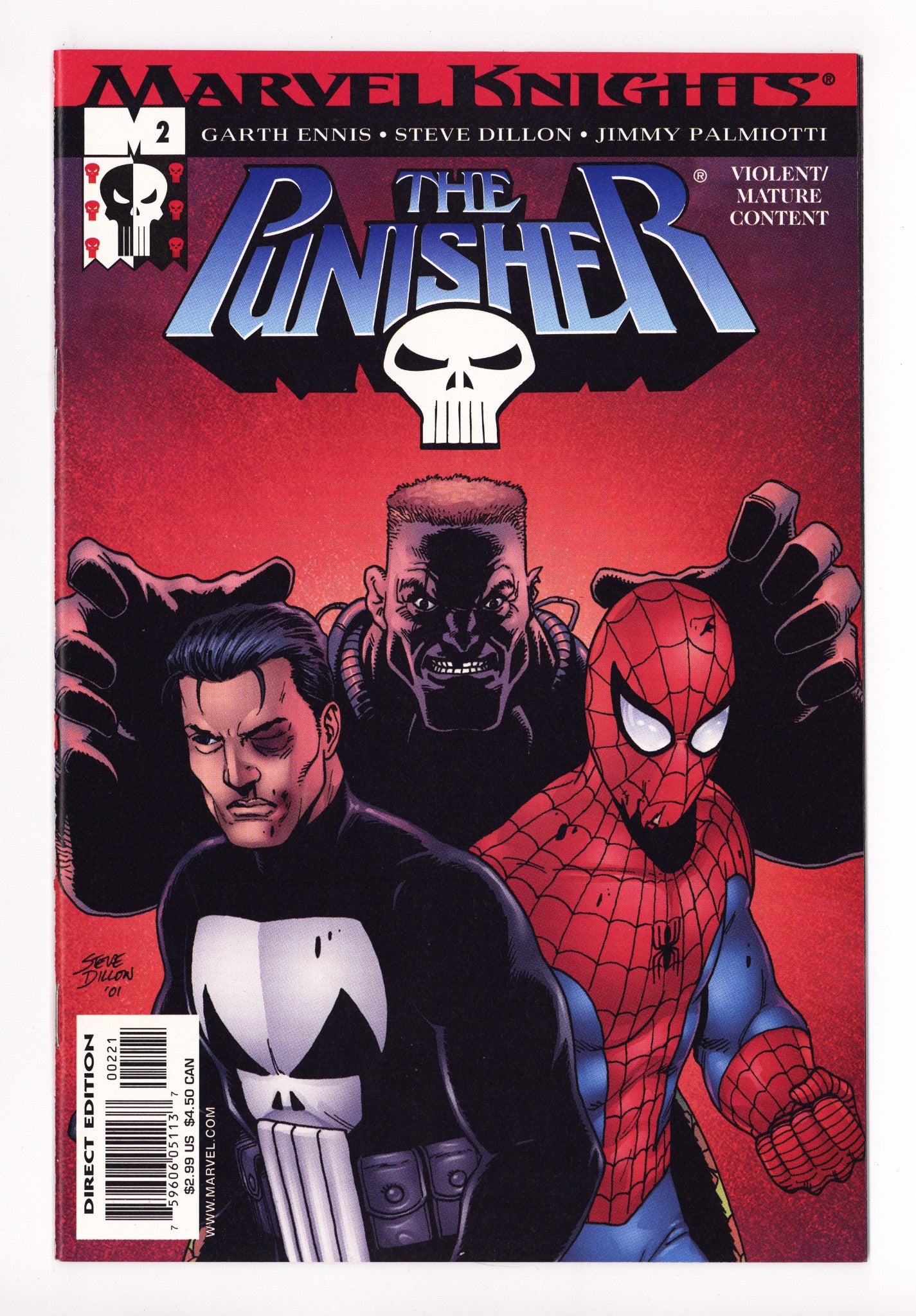 The Punisher Vol 6 2 High Grade (2001) Dillon Variant 