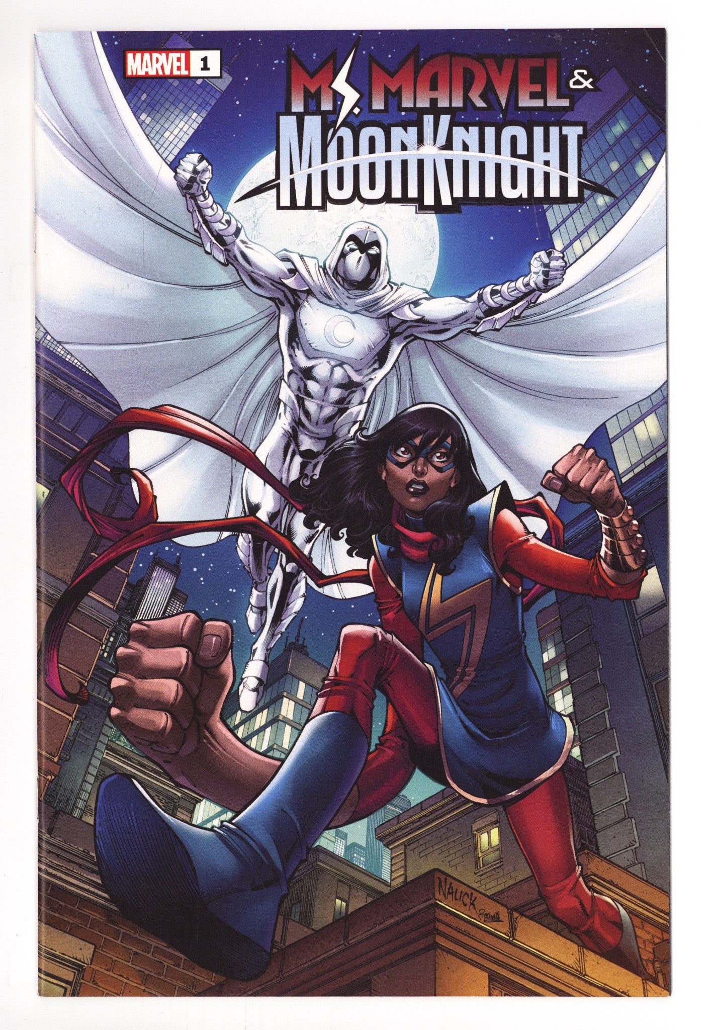 Ms. Marvel & Moon Knight 1 High Grade (2022) Walmart Variant 