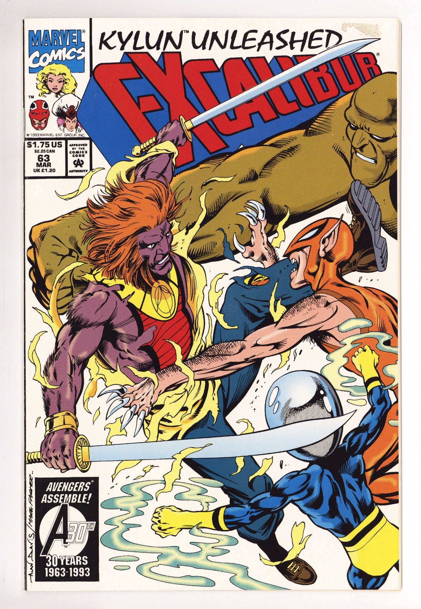 Excalibur Vol 4 63 Mid Grade (1993) 