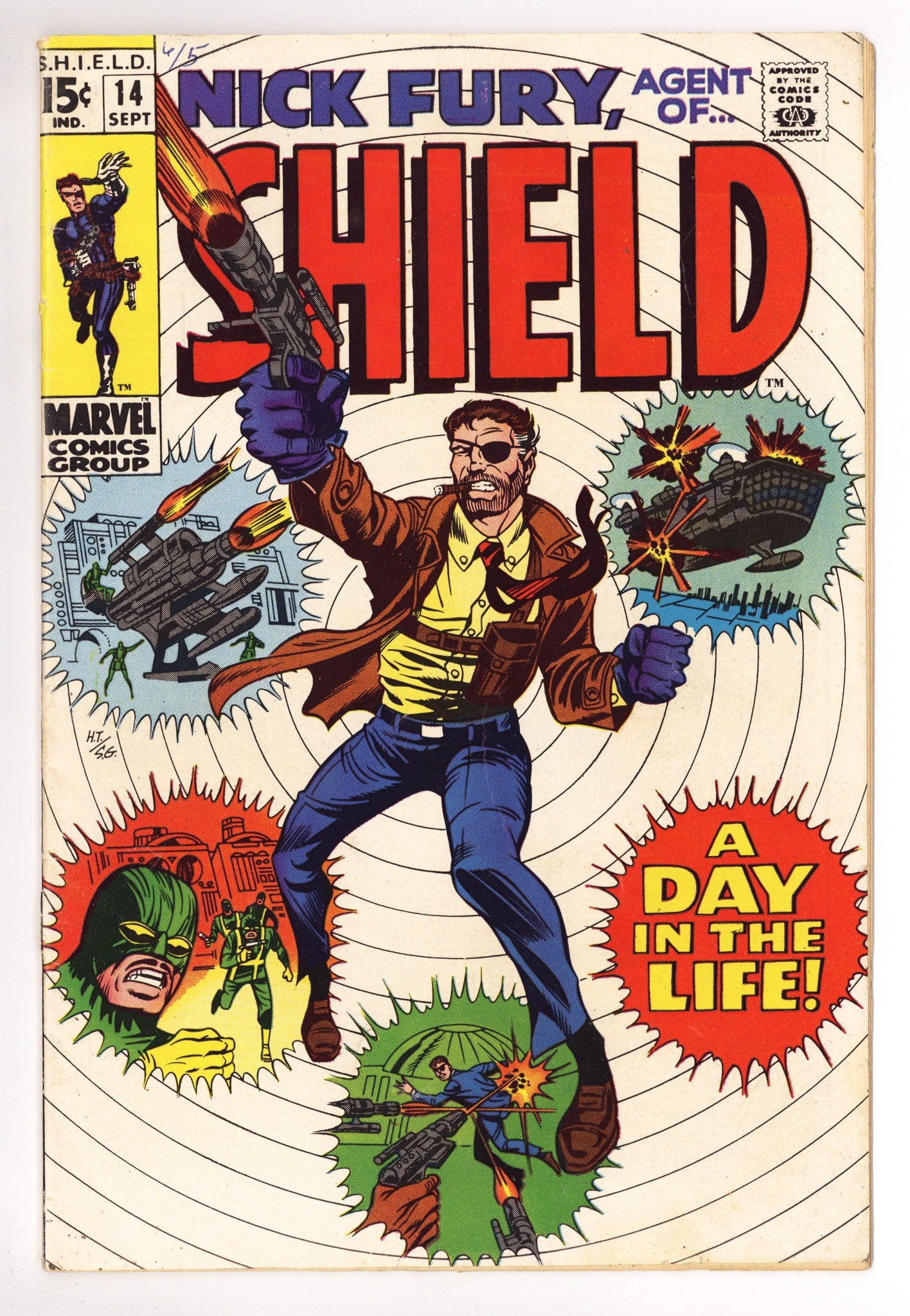 Nick Fury, Agent of SHIELD Vol 1 14 VG (4.0) (1969) 