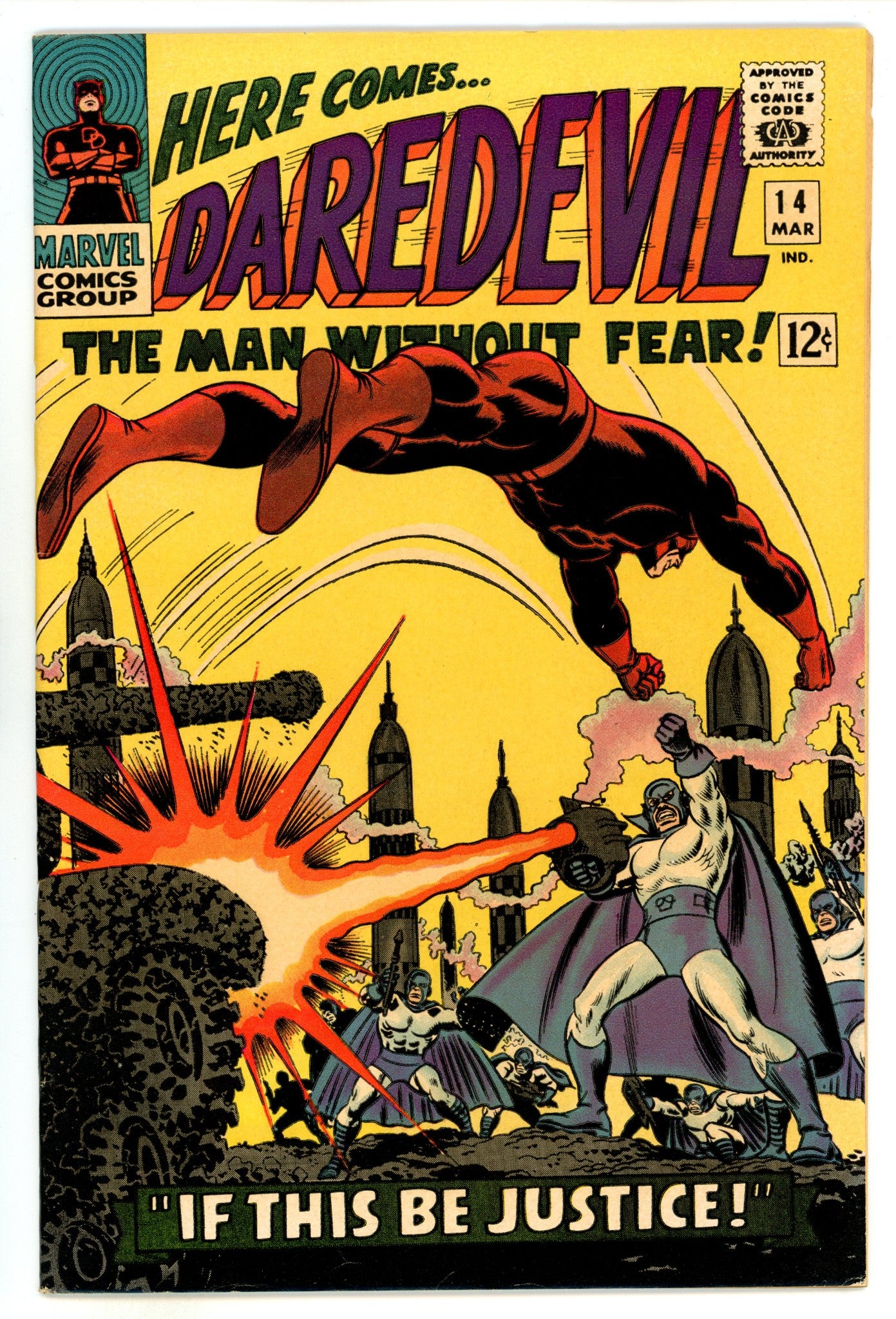 Daredevil Vol 1 14  FN (6.0)  (1966)  