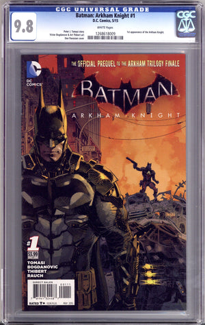 Batman: Arkham Knight 1 CGC 9.8 (NM/M) (2015)