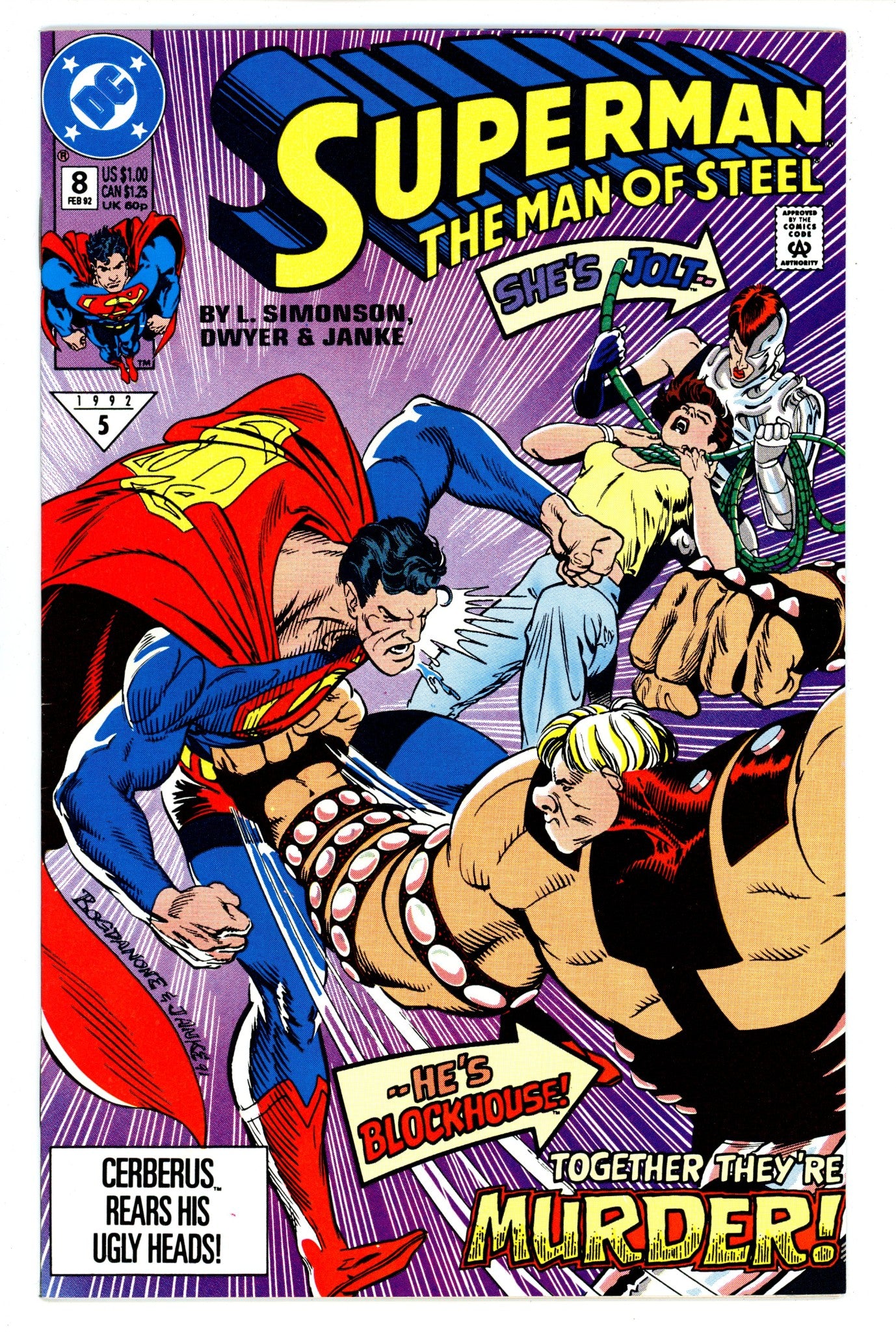 Superman: The Man of Steel 8 High Grade (1992) 