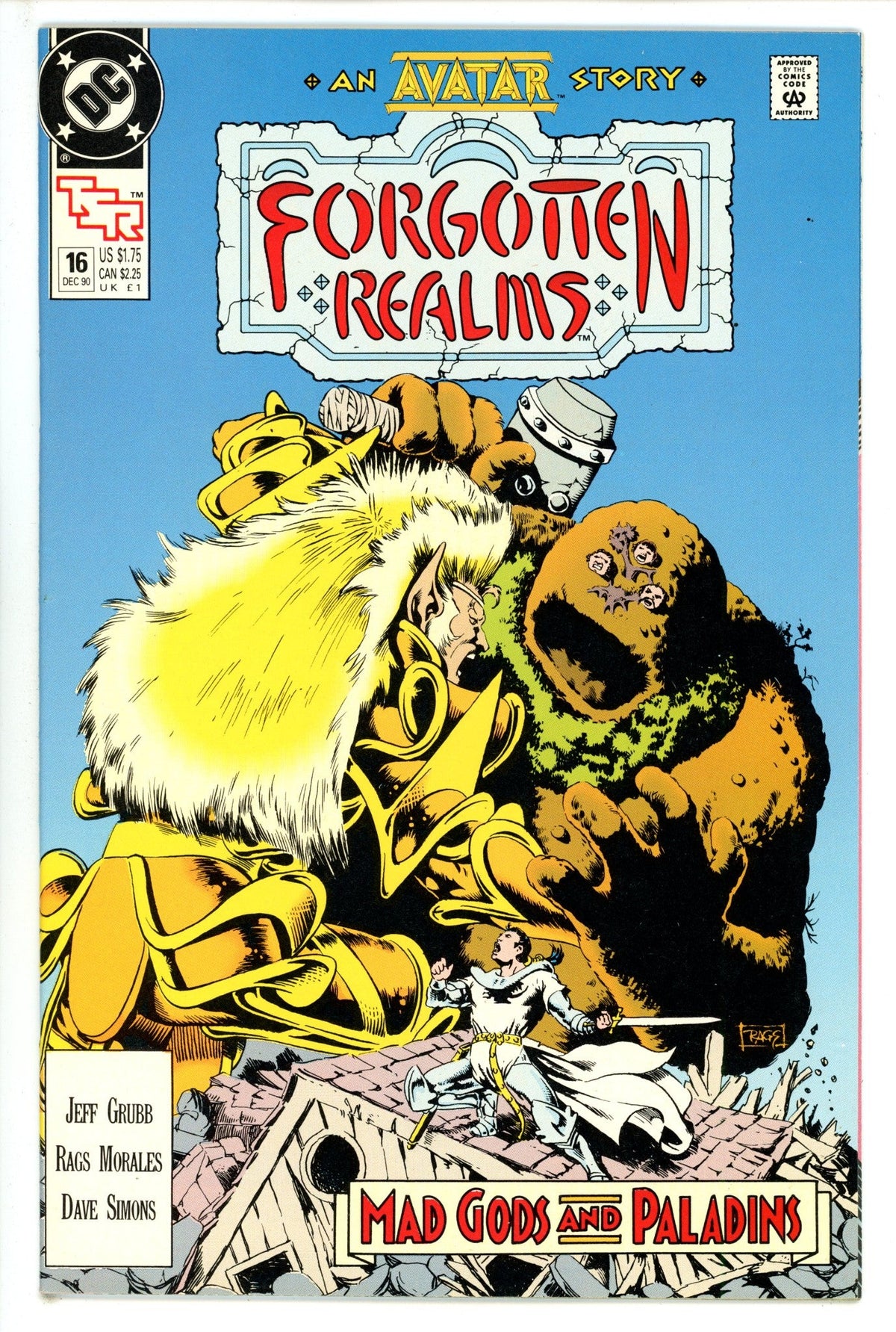 Forgotten Realms Comic Book   16  High Grade   (1990)