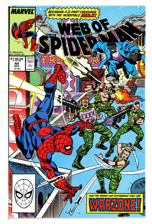 Web of Spider-Man Vol 1 44 High Grade (1988)