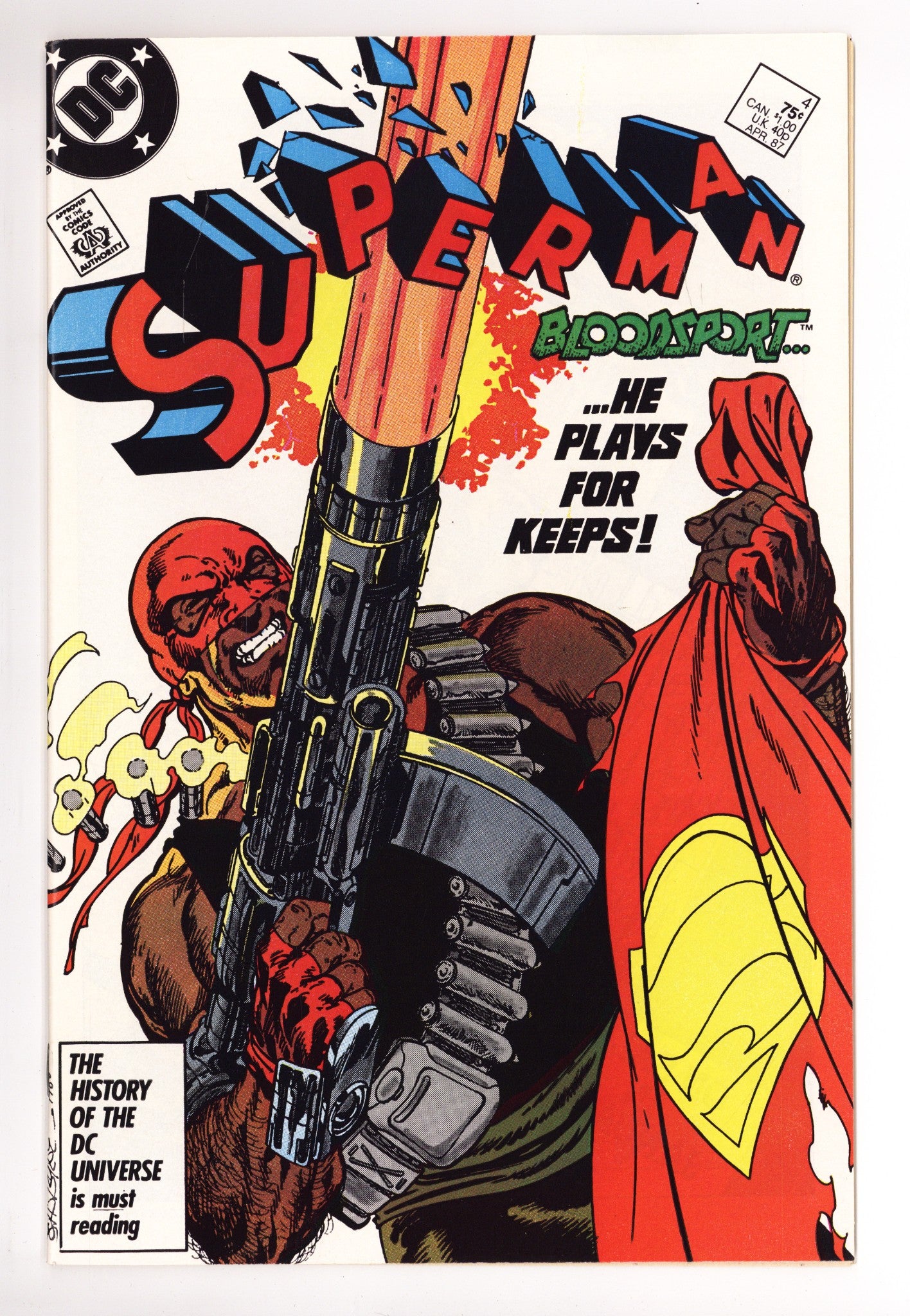 Superman Vol 2 4 NM- (9.2) (1987) 