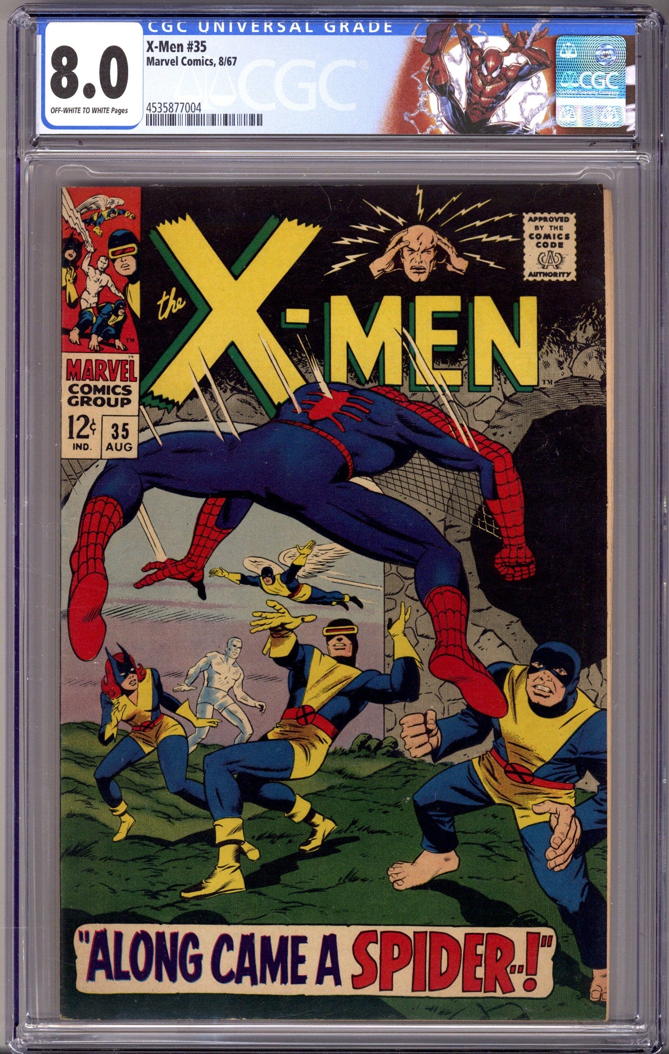 The X-Men Vol 1 35 CGC 8.0 (VF) (1967) 