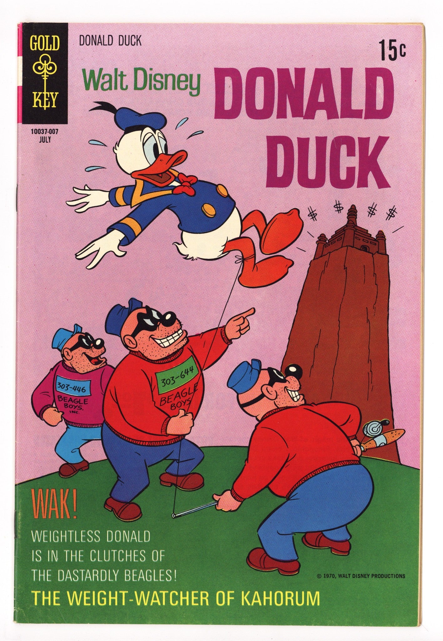Donald Duck 132 FN/VF (7.0) (1970) 