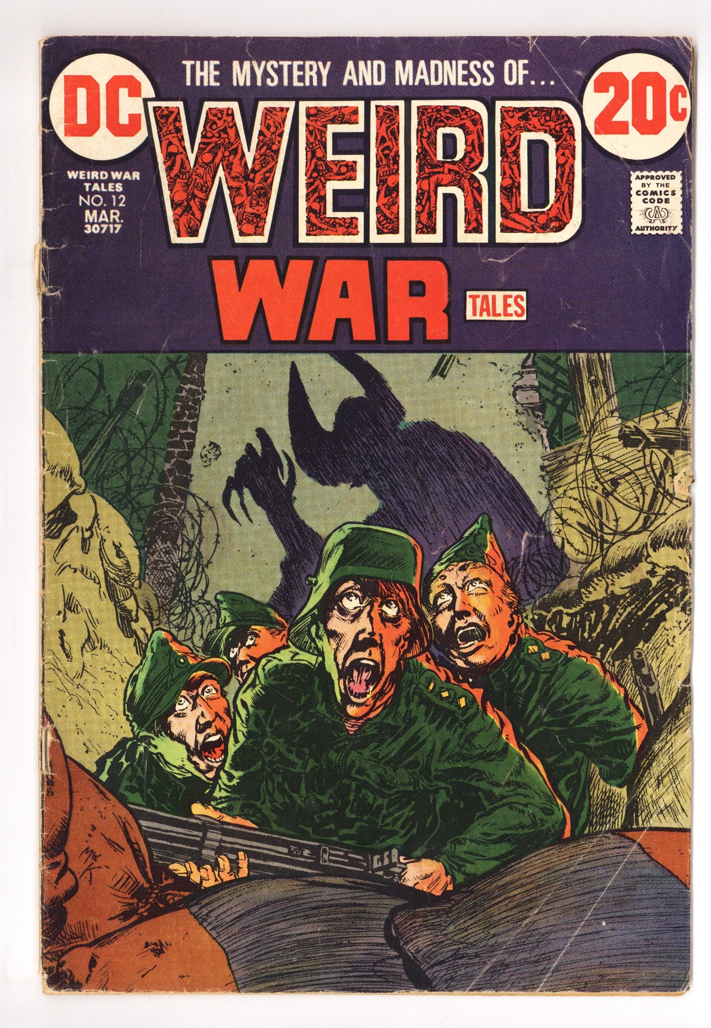 Weird War Tales Vol 1 12 FR (1.0) Cover Detached (1973) 