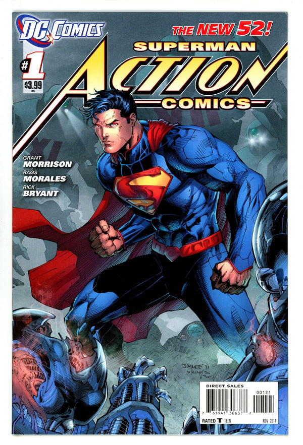 Action Comics Vol 2 1 VF+ (8.5) (2011) Lee Variant