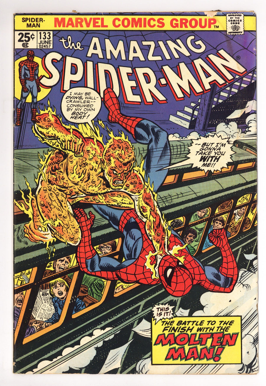 The Amazing Spider-Man Vol 1 133 VG (4.0) (1974) 