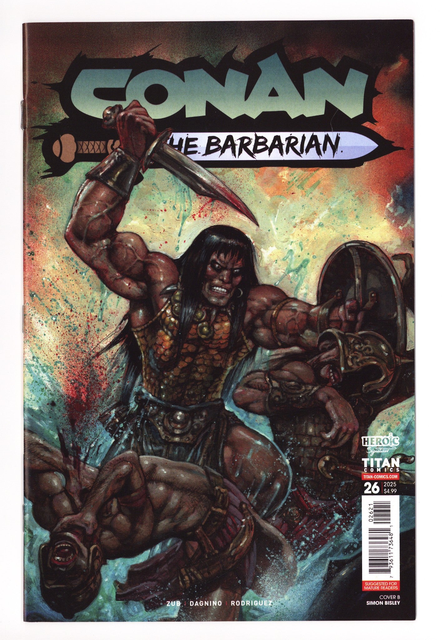Conan The Barbarian 26 Bisley Variant (2025)