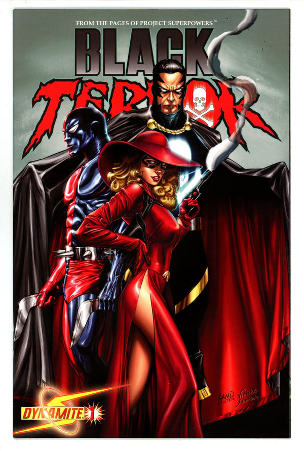 Black Terror 1 High Grade (2008) Land Variant