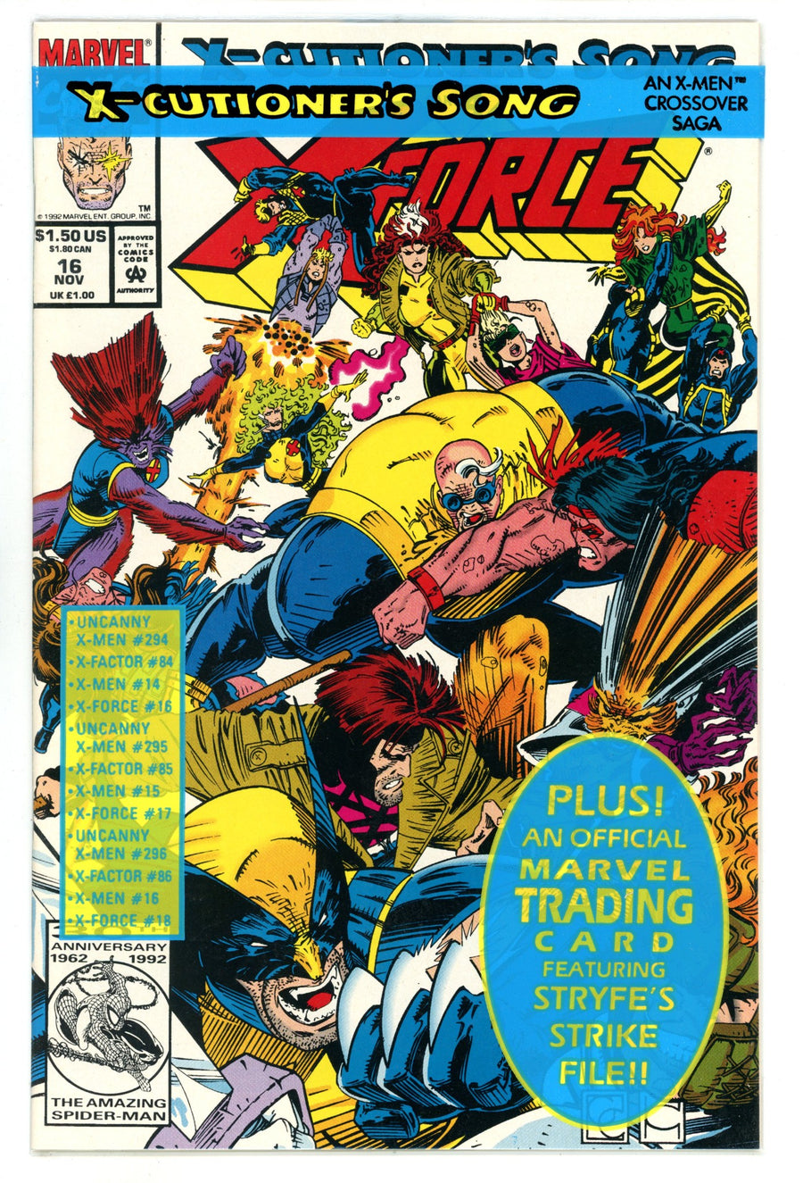 X-Force Vol 1 16 High Grade (1992) Sealed 