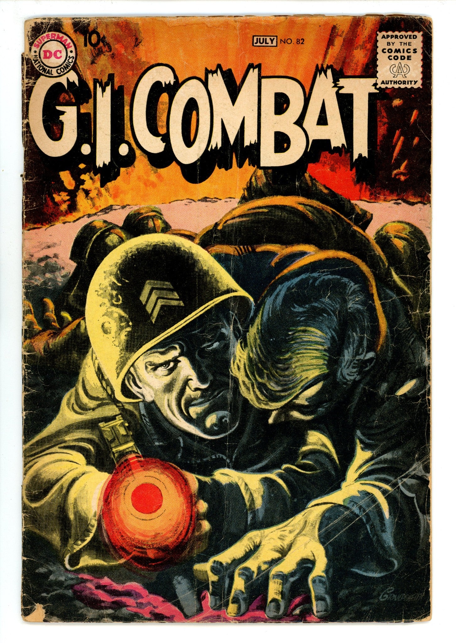 G.I. Combat Vol 1 82 GD/VG (3.0) (1960) 