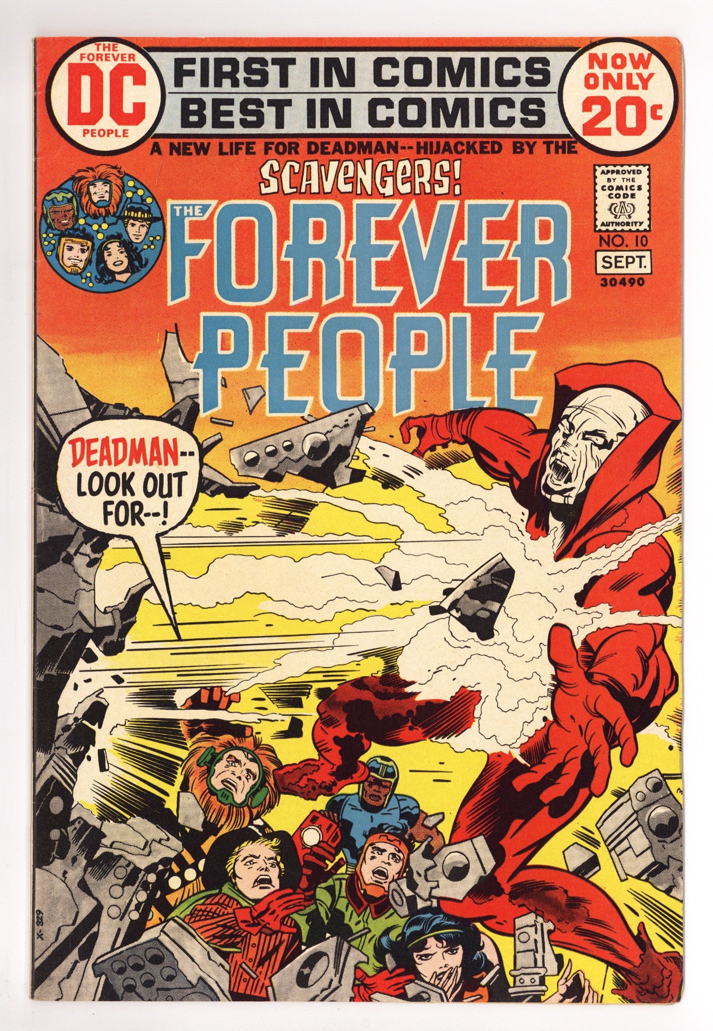 The Forever People Vol 1 10 FN/VF (7.0) (1972) 