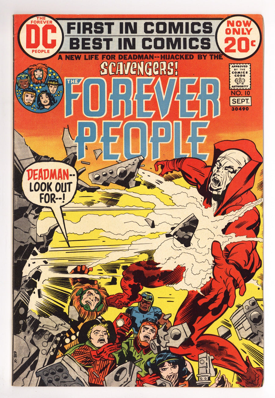 The Forever People Vol 1 10 FN/VF (7.0) (1972) 