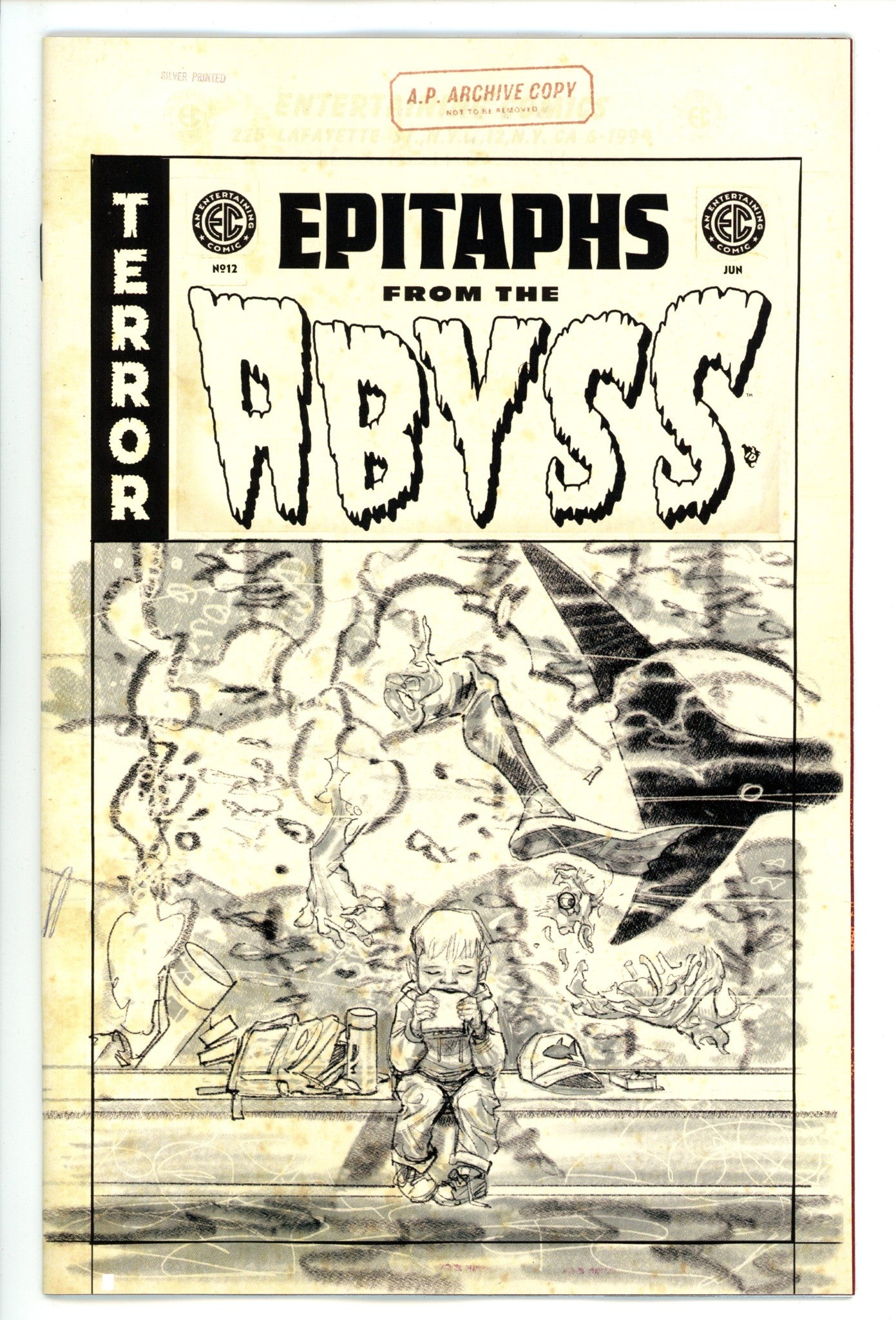 EC Epitaphs From The Abyss 12 Fowler B&W Incentive Variant NM- (2025)