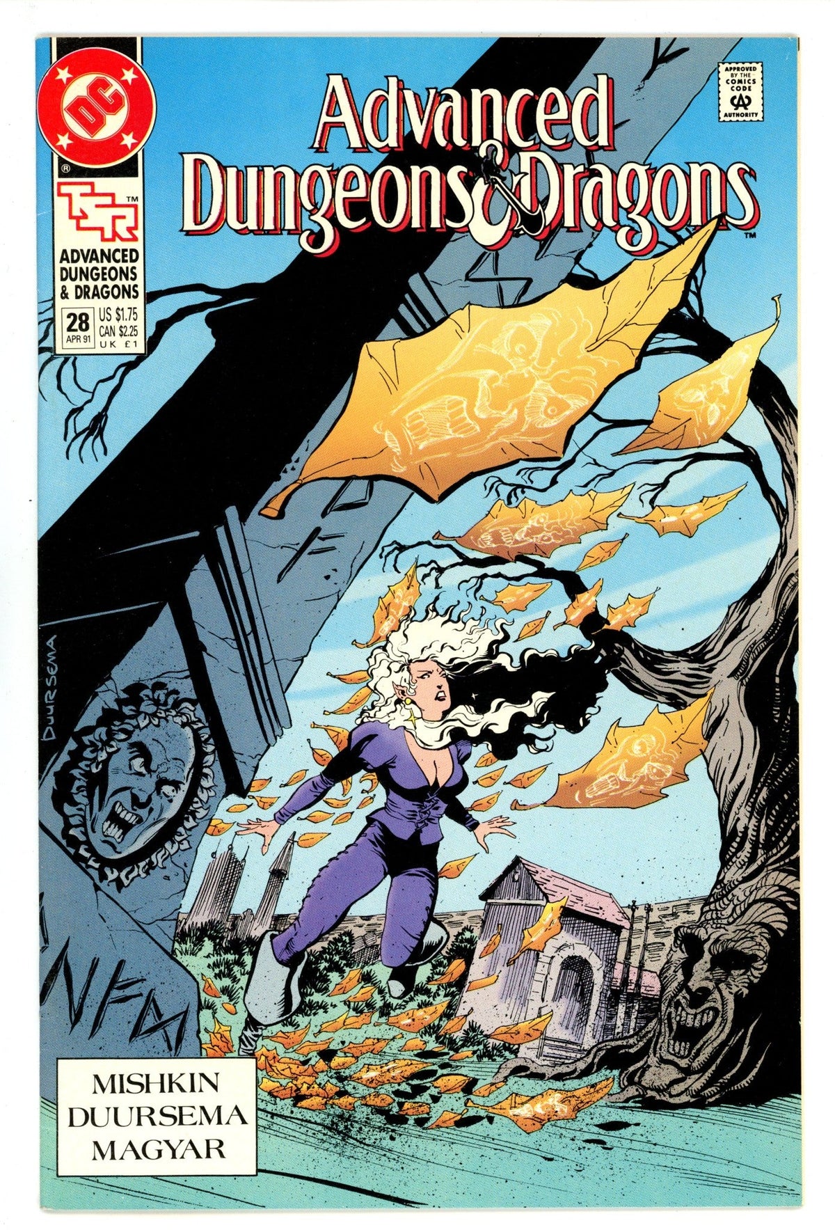 Advanced Dungeons & Dragons Comic Book   28  Mid Grade   (1991)
