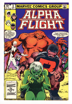 Alpha Flight Vol 1 2 VF (8.0) (1983) Signed x1 Cover Terry Austin 