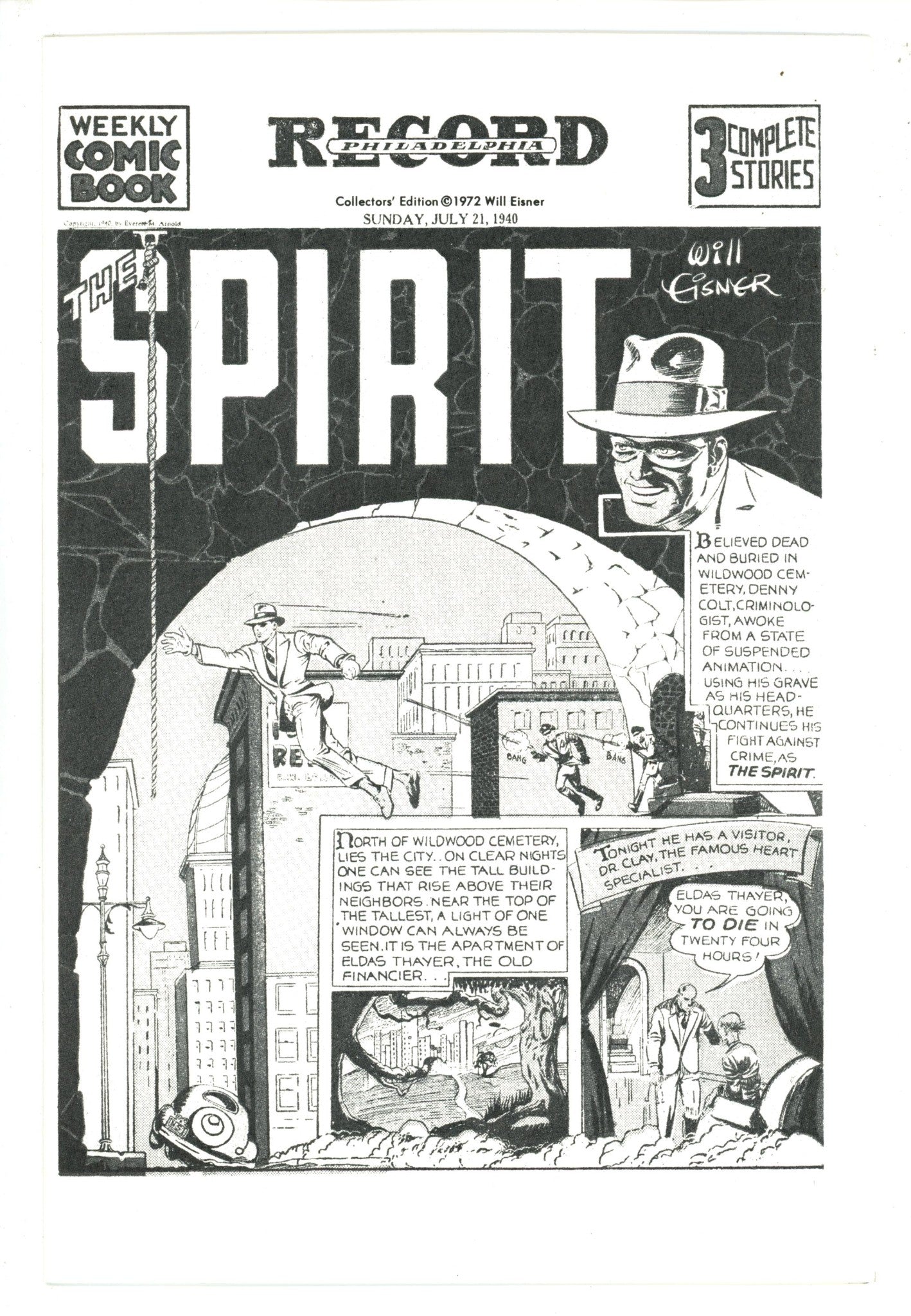The Spirit: The Spirit "Style" [nn] Collector'S Edition (1972)